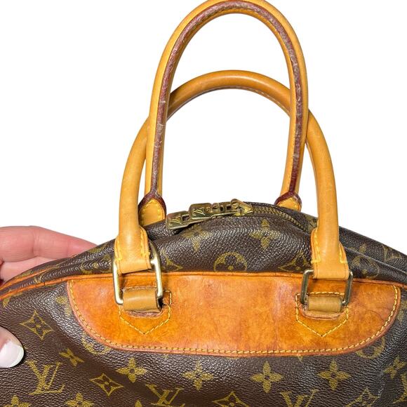 Vintage Louis Vuitton Deauville large monogram bag project lot part scrap - Picture 2 of 15